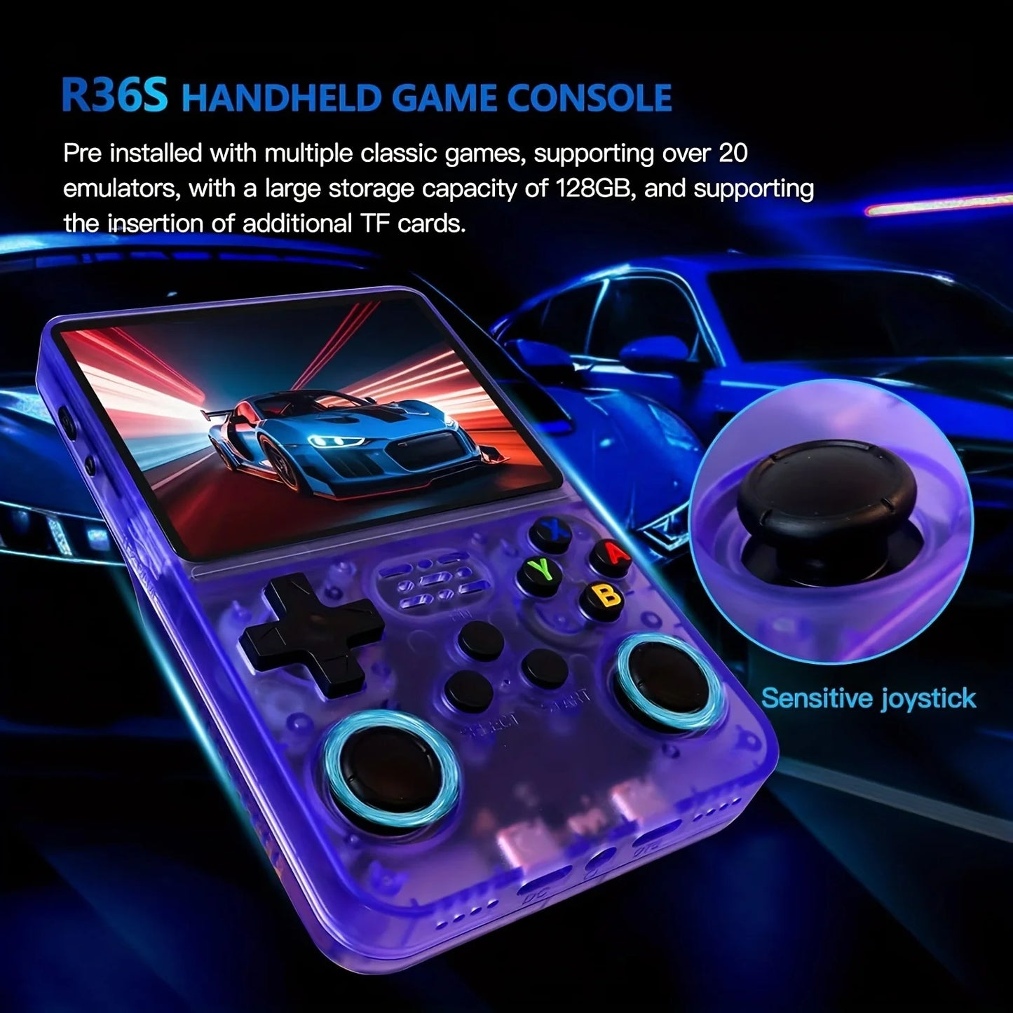 R36S Retro Game Console