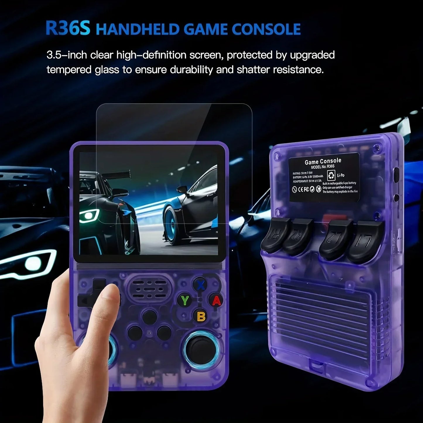 R36S Retro Game Console
